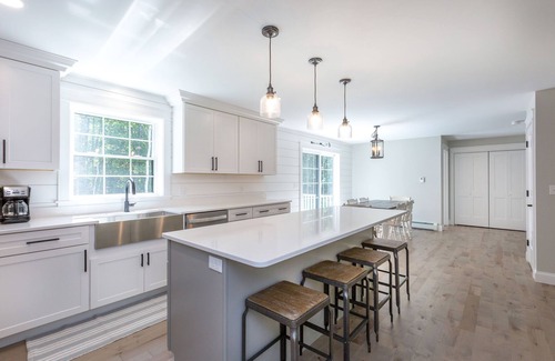 Raymond House | Sebago Lake Retreat, Large Sand Beach on Jordan Bay - Boat Mooring Available