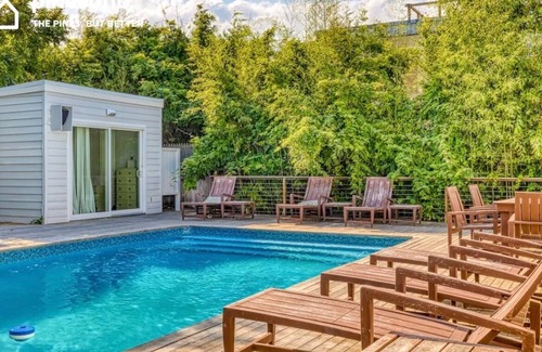Fire Island Pines House | Secluded Beach Bungalow steps from the Harbor - Your Private Island Getaway!
