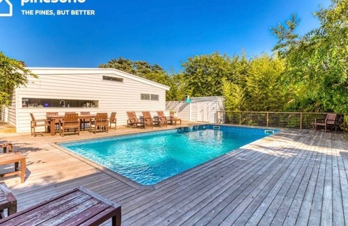 Fire Island Pines House | Secluded Beach Bungalow steps from the Harbor - Your Private Island Getaway!