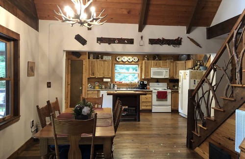 Robbinsville House | Secluded Cabin, Easy Access, Covered Parking, Small Creek, Whole-Home Backup PWR