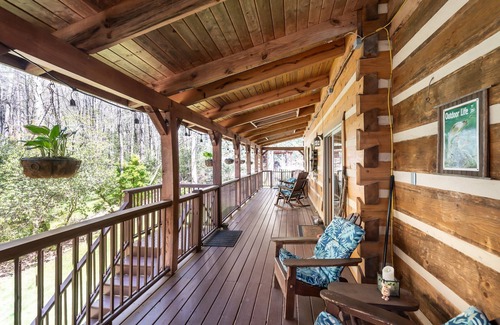 Brevard Cabin | Secluded Cabin on Private 6 Acres w/2 Waterfalls & 4 Streams Near Brevard
