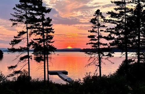 Greenville House | Secluded Cabin with Fireplace and Games in Lily Bay Township, Maine