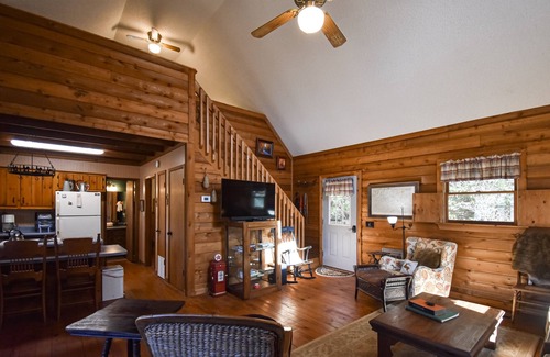 Hiawassee Cabin | Secluded cabin with long range mtn views, grill, hammock, wrap-around deck, AC