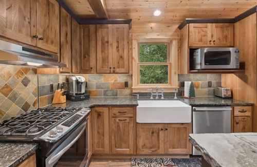Whitefish Cabin | Secluded cabin with your own pond. Waterfront steps away. 30min to ski big mtn