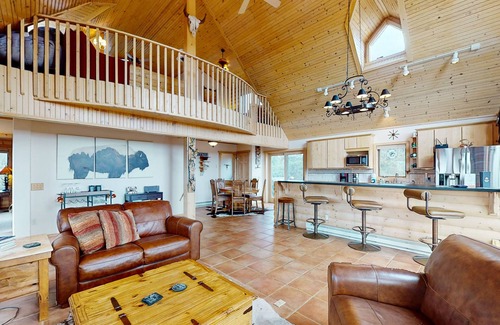 Florissant House | Secluded home on 5 acres with great mountain views, decks, wood stove & W/D