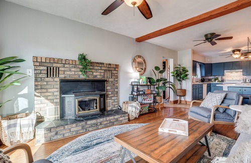 Delton House | Secluded Home w/Lake View in Delton!