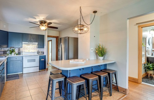 Delton House | Secluded Home w/Lake View in Delton!