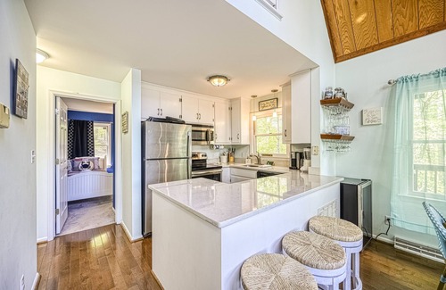Bumpass House | Secluded lakefront home w/private beach, deck, gas grill, firepit, lake views