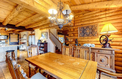 Pine Cove Cabin | Secluded mtn-view cabin with deck,hot tub, grill, wood stove - dog-friendly