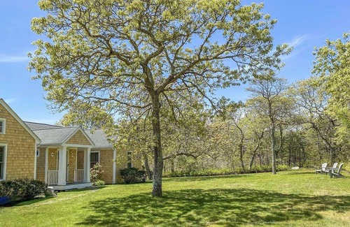 Edgartown House | Secluded, Private Vacation Beach Home on Chappaquiddick Island, Walk To Beach.