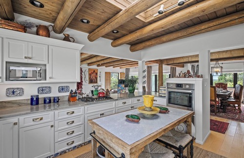 Santa Fe House | Secluded Retreat, Patio with Fire Pit