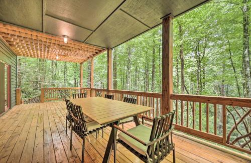 Sapphire House | Secluded Sapphire Chalet with Game Room and Decks
