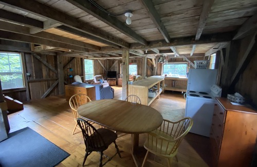 Lyndon Center Cabin | Secluded trailside cabin for 8 people on Kingdom Trails