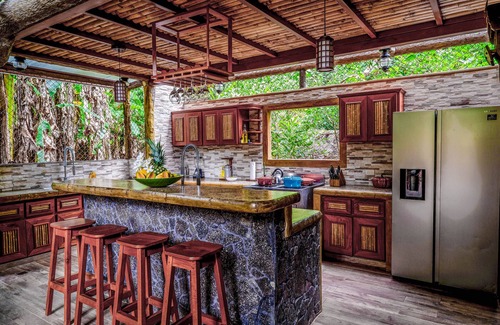 Cabo Matapalo House | Secluded Treetop Home w/solar panels, Private Balcony, steps from the beach