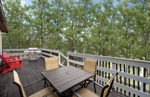 New Market Ski Chalet | Secluded w Fireplace, Deck, Fire Pit, Grill & WiFi