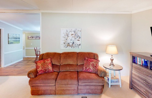 Prosperity House | Secluded, waterfront home w/ a large yard, private dock, & water access!