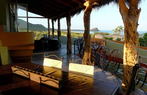 Cabo Pulmo House | Second floor with panoramic view of the sea
