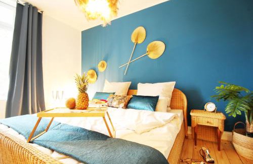 Hochfeld Apartment | SECRET HIDEAWAYS tropical Feeling mit 2 Schlafzimmer nahe City l Messe l Flughafen l Hbf