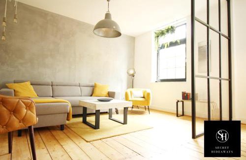 Hochfeld Apartment | SECRET HIDEAWAYS zentrales NewYork-Designapartment mit 2 Betten nahe Messe l Flughafen