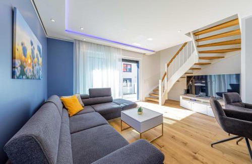Muritz Apartment | SeeGlück Malchow - Stilvolle Maisonette mit Balkonen & Seeblick