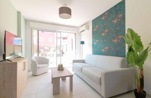 La Faviere Apartment | SELECT'SO HOME - Résidence Le Poséidon - Mazet en Duplex pour 6 personnes - Piscine, Parking privé - Services hôteliers - POS-B