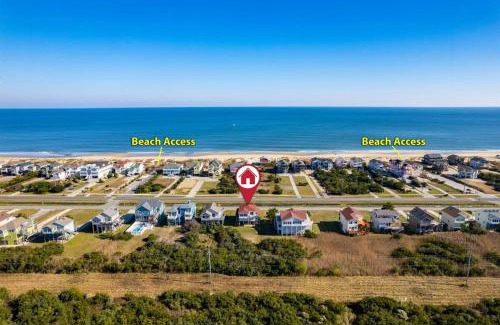 South Nags Head House | Semi-Oceanfront Hot Tub Pool and Tennis Access