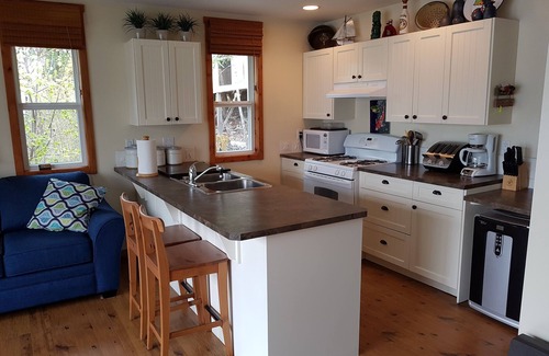 Blind Bay House | Semi-Waterfront Retreat w/beach & dock access & buoy, west view, pet friendly
