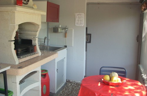 Sartene House | Separate air-conditioned bedroom, summer kitchen with steps and swimming pool
