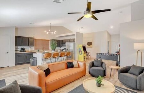 North Las Vegas House | Serene 5BR Retreat w/Pool, Spa, & Arcade Games!
