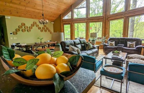 Maggie Valley House | Serene Green - Fire Pit, Hot Tub, Grill, Big Deck