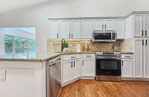 Temple Terrace Villa | Serene Heated Pool Oasis Tampa Vacation Villa