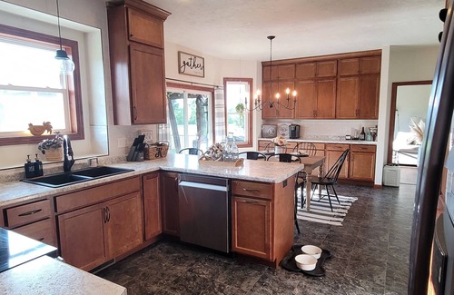 Hortonville House | Serene home on Black Otter Creek with 5 acres and amazing sunsets