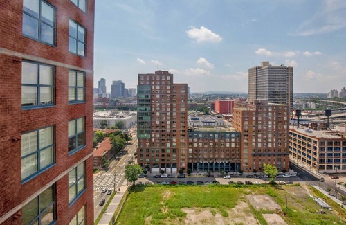 Historic Downtown Apartment | Serene Jersey City 2BR w/ W/D, Gym, DM & PATH shuttle, by Blueground