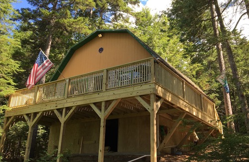 Dedham Cabin | Serene Lakefront Cabin on Beautiful Spring Fed Pond - Close to Acadia and MDI
