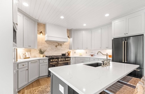 Cleveland House | Serene mountain view home with private pool, firepit, dry sauna, & AC