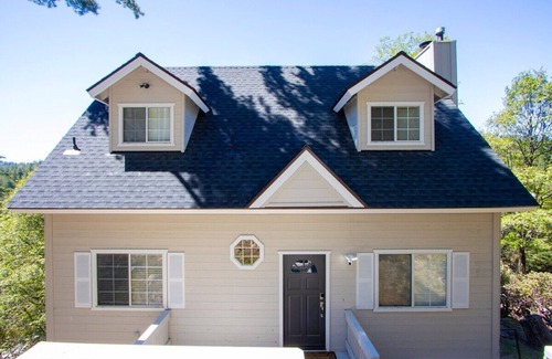 Lake Arrowhead House | Serene retreat with fireplace, views, & games!