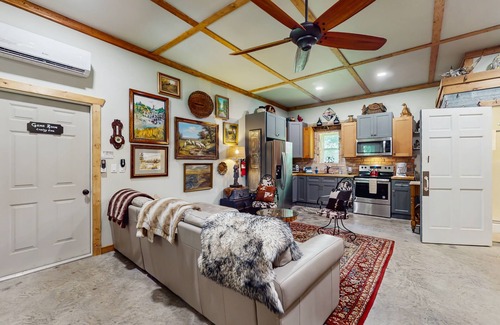 Blairsville House | Serene waterfront home with firepit, deck, & central AC
