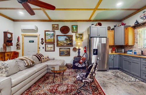 Blairsville House | Serene waterfront home with firepit, deck, & central AC