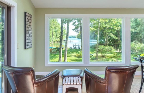 Moultonborough House | Serene Winnipesaukee Sanctuary with beautiful views of the Cove and Fire Pit