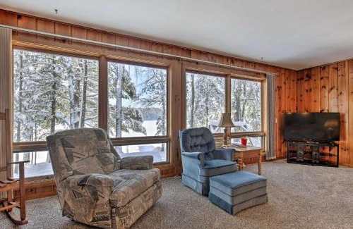 Arbor Vitae House | Serene Woodruff Cottage Lakefront Access!