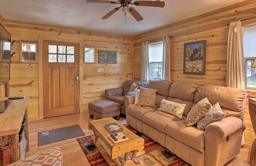 Dial Cabin | Serenity on the Creek Cabin + Hot Tub & Grill