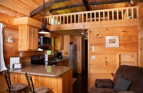 Mill Spring Cabin | Serenity Ridge Cabin B: Couple's Retreat + Hot Tub