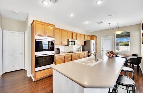 Henderson House | Seven Palms Stylish Home with Pool, Hot Tub,& Movie Room