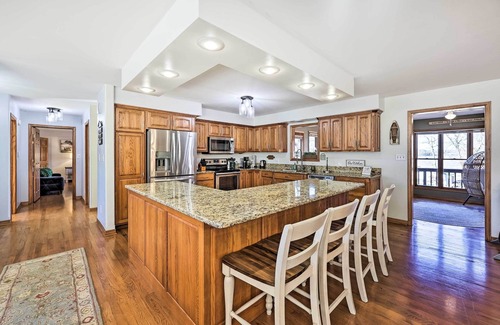 Grove House | Shared Hot Tub, Pool & Dock: Lakefront Grove House