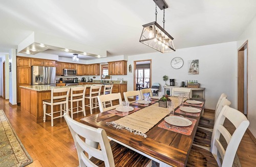 Grove House | Shared Hot Tub, Pool & Dock: Lakefront Grove House