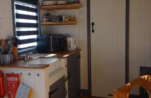 Wigton Cottage | Shepherds hut with hot tub and pet friendly, close to the beach and Hadrian's wall.