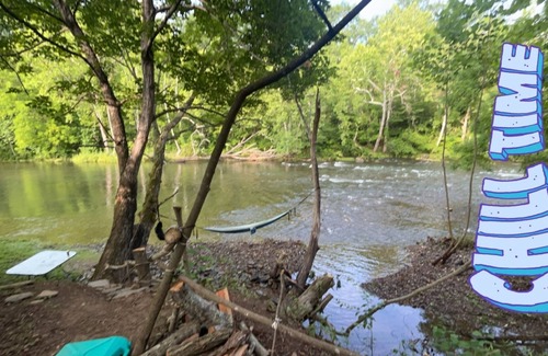 Covington RV Rental | Shirleys’ River Retreat. … camp on the rivers edge