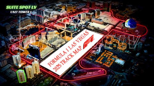 Las Vegas Apartment | Sierra Studio at MGM Signature Tower 1 BALCONY STRIP VIEW