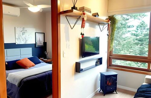 Bairro Lago Negro Apartment | Siga Gramado - Lindo com vista! Centro a pé!