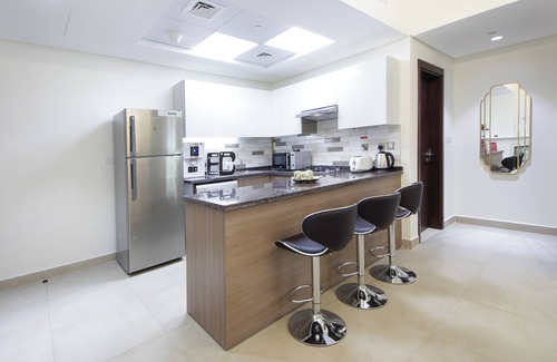 Discovery Gardens Apartment | Silk Valley - Brand new 1B with pool view